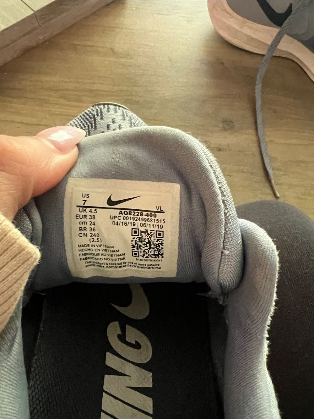 Nike Zoom Women’s Running Shoes - Grey/Black - Picture 2 of 3